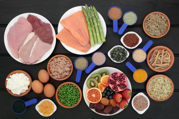 istock Body Building Food and Supplement Powders 1132100533