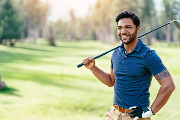 istock Portrait of a handsome young golf player 1132102545