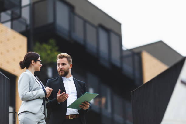 istock Real estate agent on a meeting 1132104837