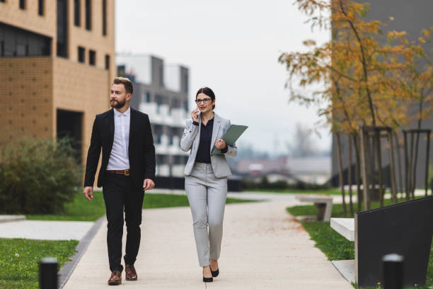 istock A female real estate agent with her client 1132104999
