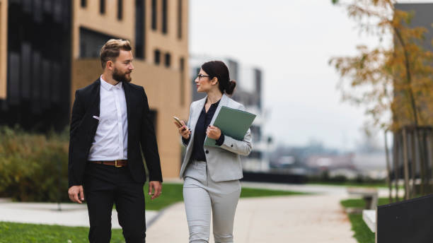 istock A female real estate agent with her client 1132105066
