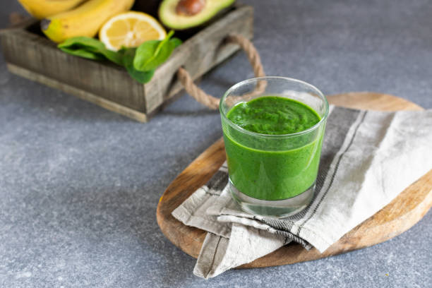 istock Spring detox - green spirulina smoothie 1132108717
