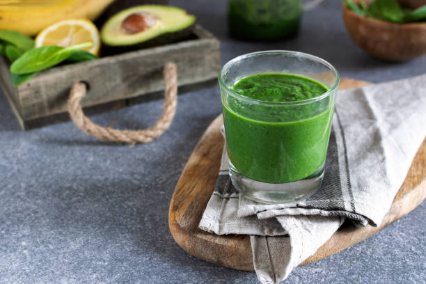 istock Spring detox - green spirulina smoothie 1132108994
