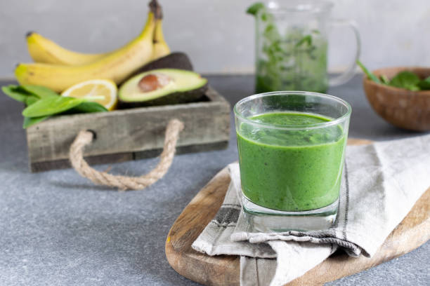 istock Spring detox - green spirulina smoothie 1132110051