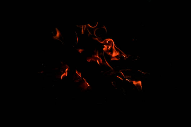 Logs of wood, burn bright red fire.  Flame of fire. Logs of wood, burn bright red fire.  Flame of fire. огонь stock pictures, royalty-free photos & images