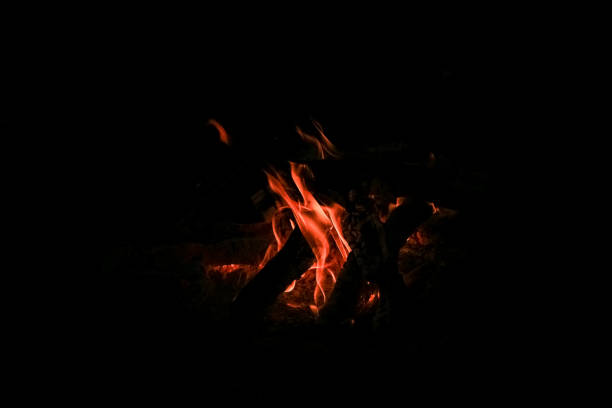 Logs of wood, burn bright red fire.  Flame of fire. Logs of wood, burn bright red fire.  Flame of fire. огонь stock pictures, royalty-free photos & images