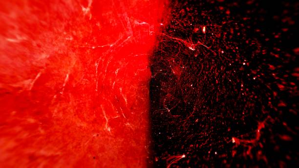 istock old red cobwebs on the wall looks like virus biohazard 1132117821