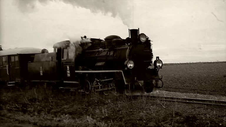 Retro steam train loop