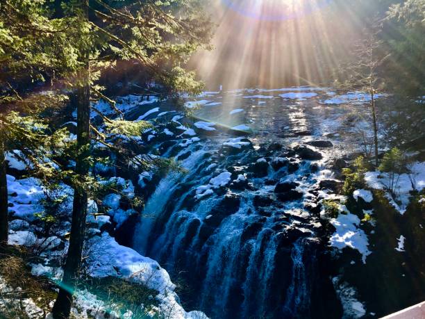 wodospad rzeki anglika - englishman river falls zdjęcia i obrazy z banku zdjęć