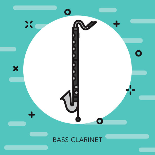Clarinet On White Background Stock Vector Royalty Free Freeimages