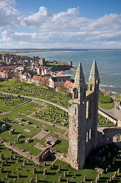 istock St Andrews cathedral east gable seen from the tower 113213200
