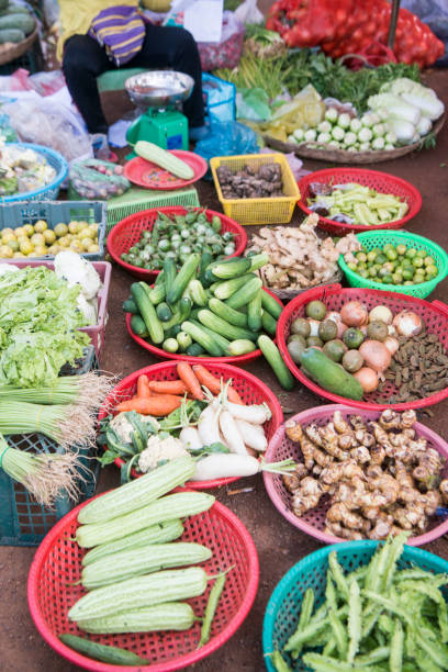 istock CAMBODIA SRA EM TOWN MARKET VEGETABLE 1132133187