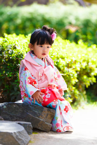 istock Japanese girls wearing kimonos 1132136681
