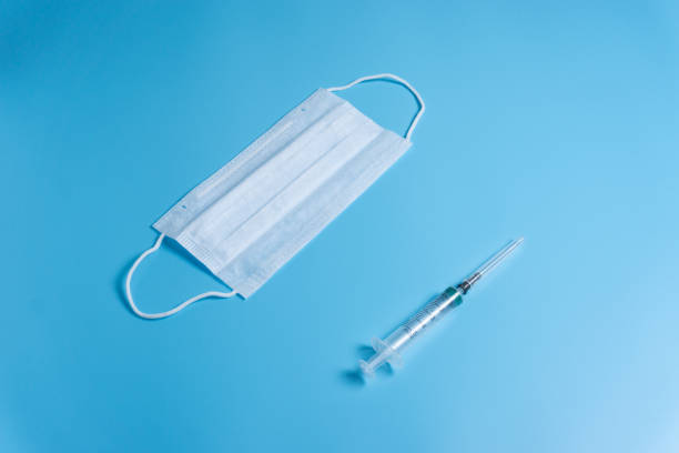 Syringe and medical face mask