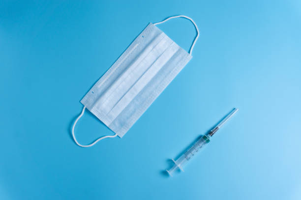Syringe and medical face mask