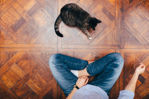 istock View from above of young woman 1132144533