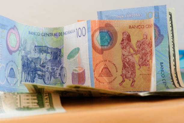 istock Nicaragua currency money theme 1132145588