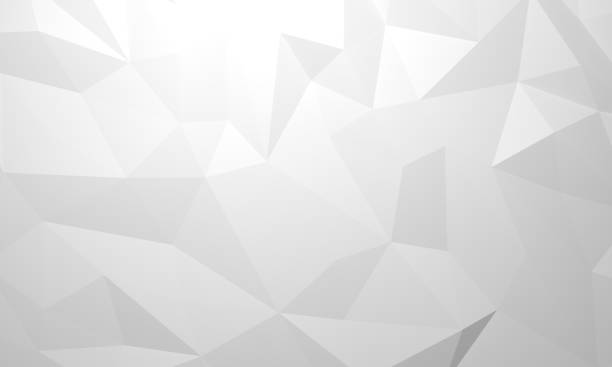 istock 3d render, abstract black crystal background, faceted texture, panorama, wide panoramic polygonal wallpaper - Illustration 1132150221