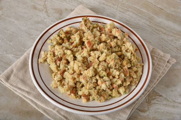 istock Bowl of turkey stuffing 1132150255
