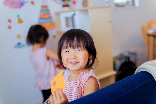 istock A little girl playing in the room 1132150512