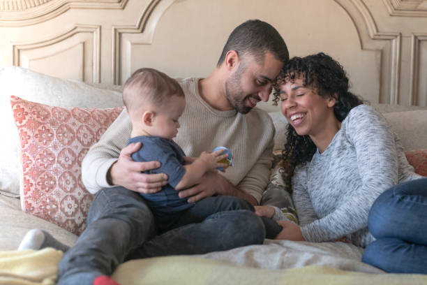 istock Weekend cuddles with a beautiful family 1132152944