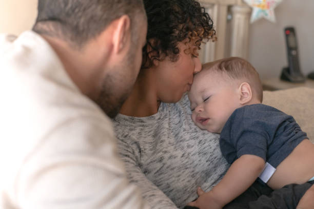 istock Weekend cuddles with a beautiful family 1132152956