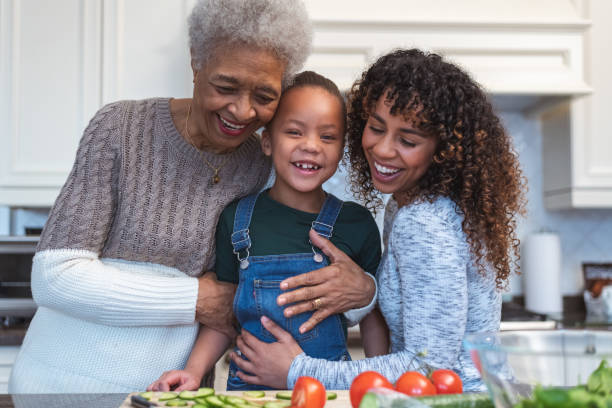 istock Family generations cooking together 1132153016