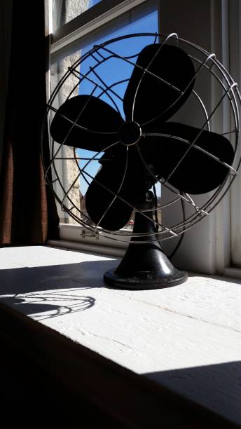 istock antique  fan in window 1132153363