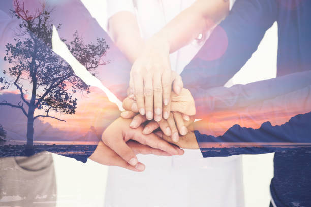 istock together collaborate of hands teamwork in meeting room office 1132154599