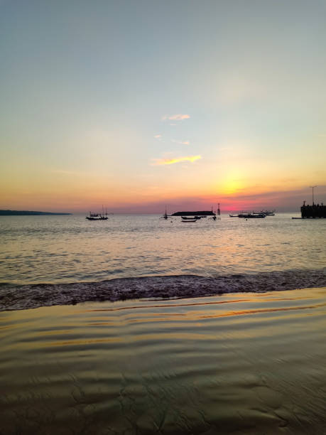 istock Beautiful sunset at the indian ocean coast 1132157926