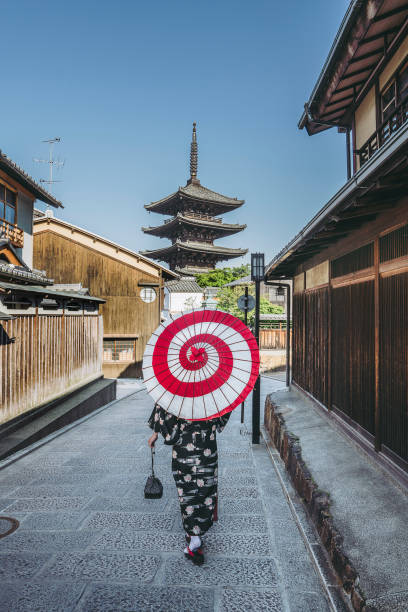 istock Kyoto and kimono women 1132161809