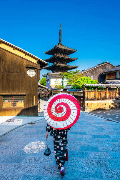 istock Kyoto and kimono women 1132161811