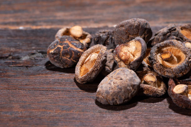 istock The Dried Mushroom on table 1132163533