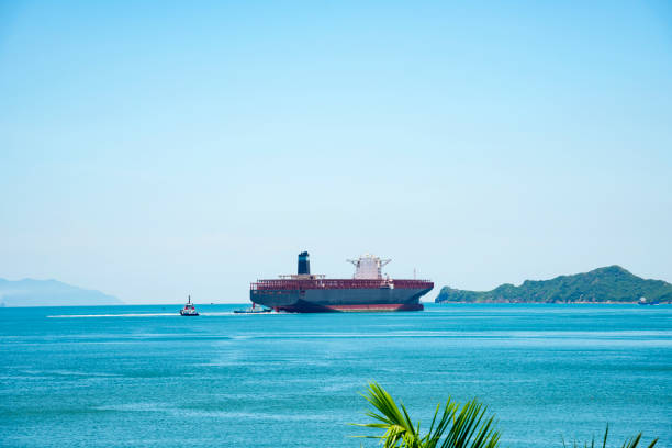 istock Trade port shipping vessel 1132167319