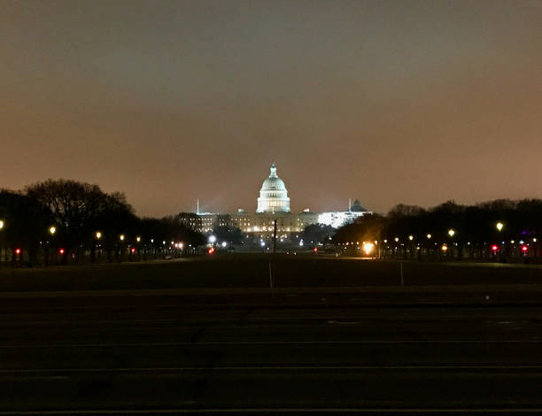 istock United States Capital West side. Night. 1132168988