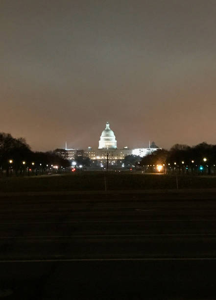 istock United States Capital West side. Night. 1132168992