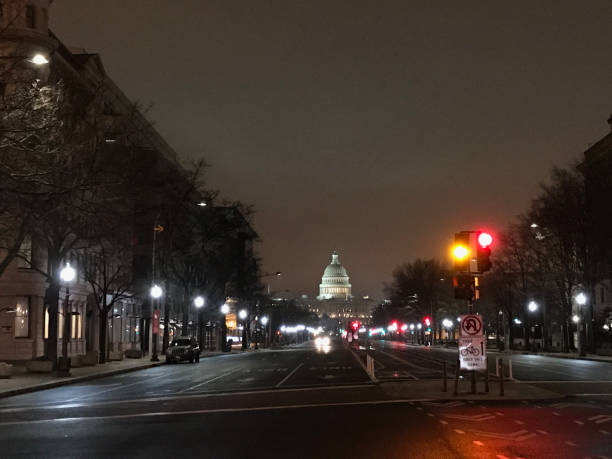 istock United States Capital West side. Night. 1132168995