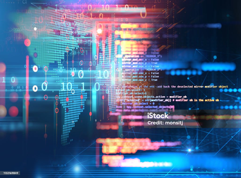 Programming Code Abstract Technology Background Of Software Developer ...
