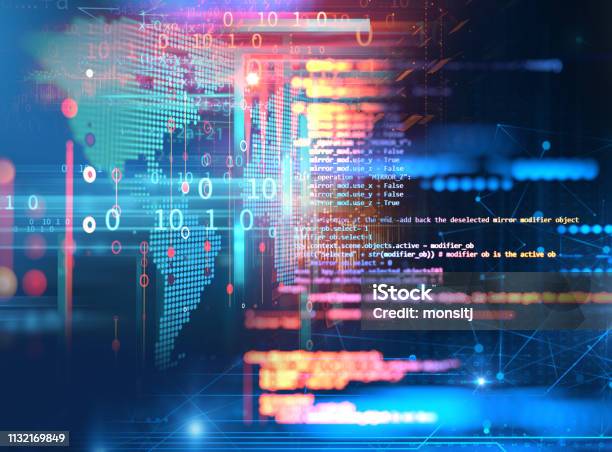 Programming Code Abstract Technology Background Of Software Developer ...
