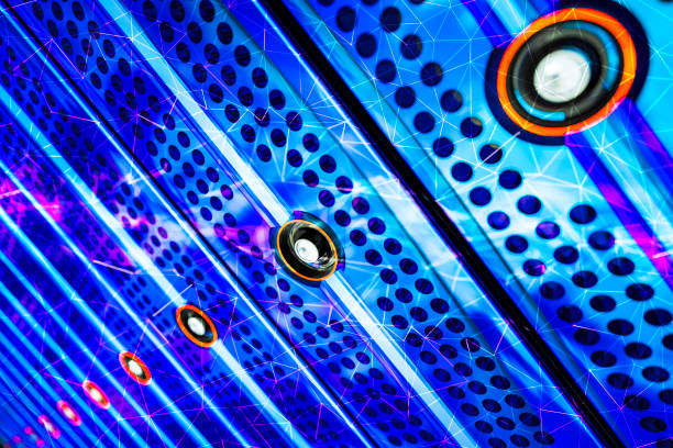 istock Abstract chaotic city ai car background 1132187491