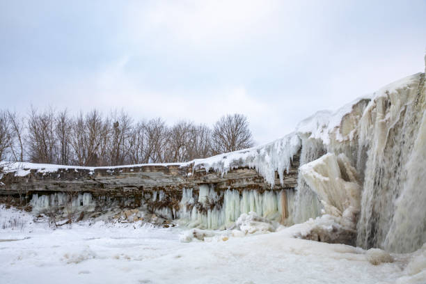 istock frozen waterfall in Estonia 1132198035