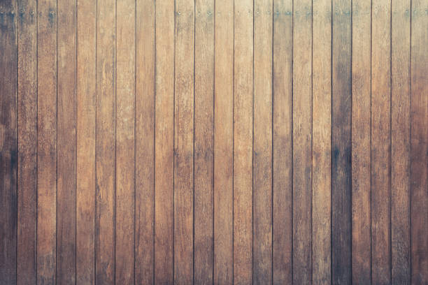 istock wood board background, wooden panel wall - vintage 1132199244
