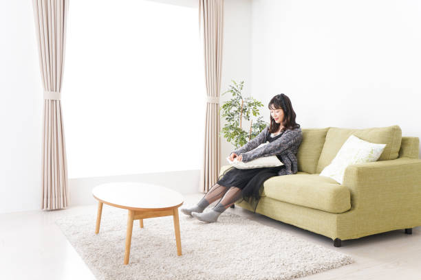 istock Young women relaxing at home 1132200125