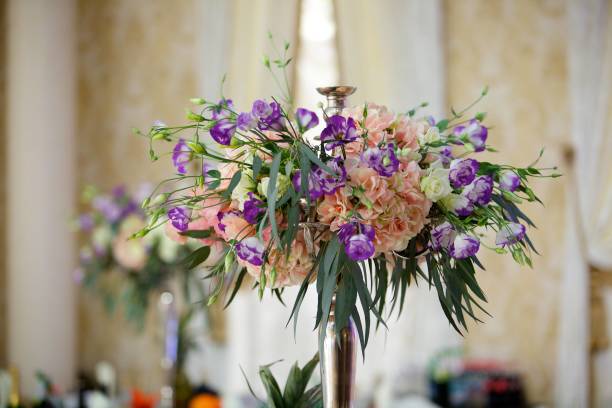 istock The composition is made by florists from fresh flowers. 1132207887