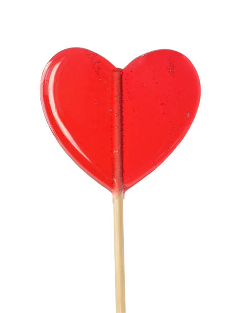 istock A red lollipop in heart shape 1132208578