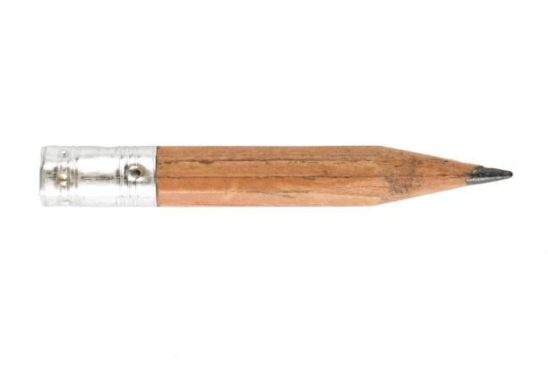 istock Pencil stub isolated on white background 1132208756