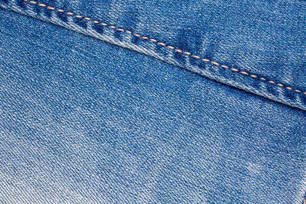 istock Blue jeans fabric. Denim jeans texture or denim jeans background. 1132208994