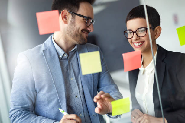 istock Creative business people working on business project in office 1132209247