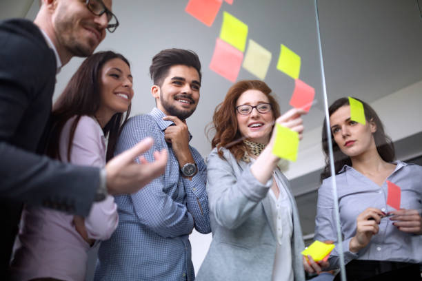 istock Entrepreneurs and business people conference in modern office 1132209261
