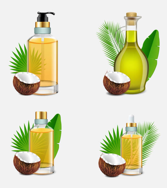 Coconut Oil Bottle Set Vector Realistic Illustration Stock Illustration - Download Image Now - iStock Coconut Oil Bottle Set Vector Realistic Illustration Stock Illustration - Download Image Now - iStock